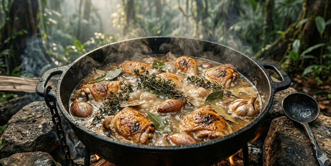 Frango ao Molho de Vinho Branco e Ervas