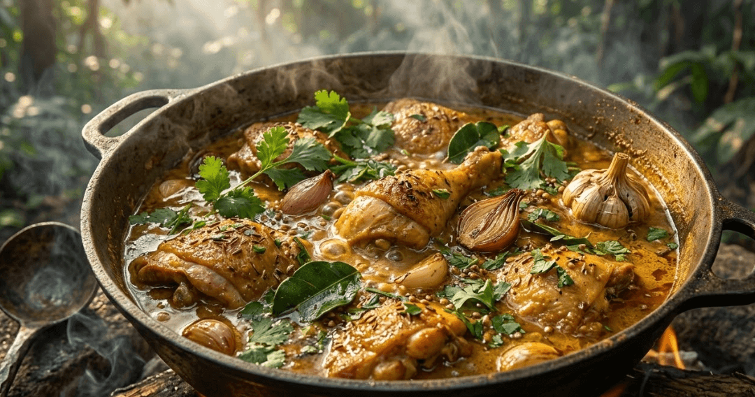 Curry de Frango com Leite de Coco