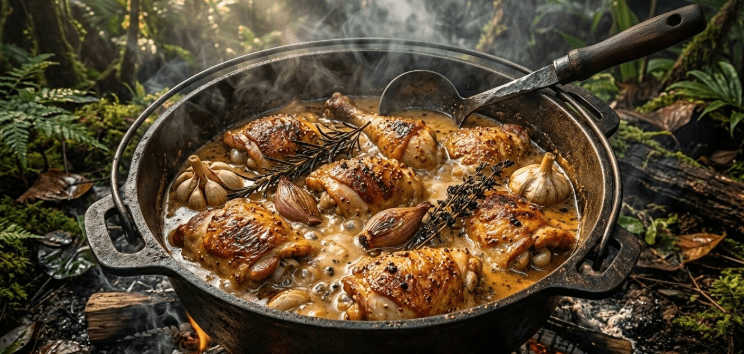 Coxa de Frango ao Molho de Mostarda e Mel