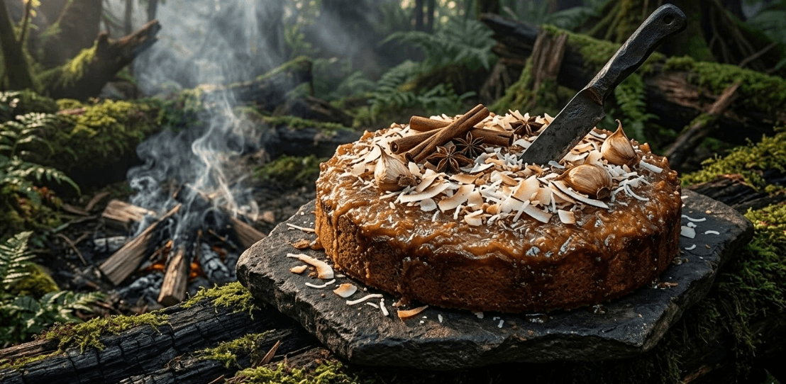 Bolo de Mandioca e Coco