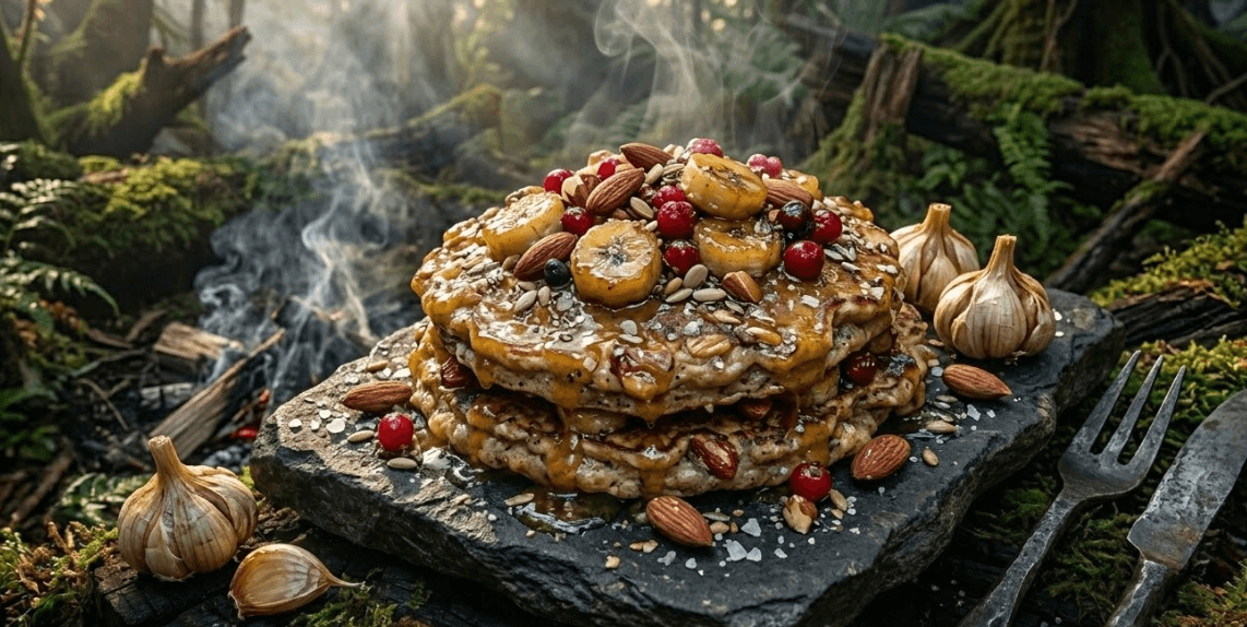 Panquecas de Banana e Amêndoas