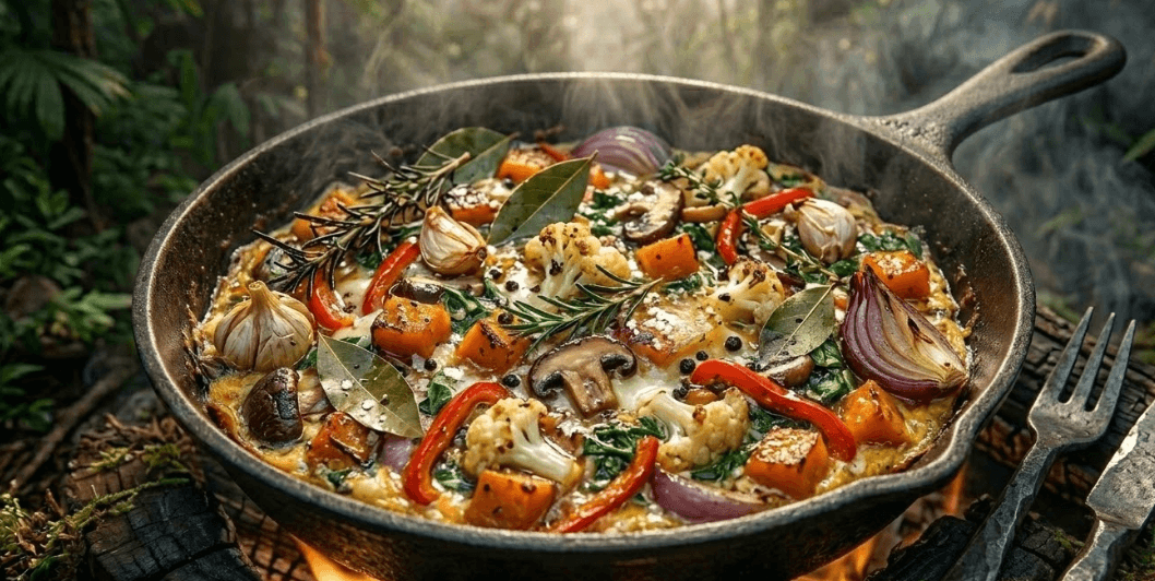 Omelete de Vegetais Sazonais