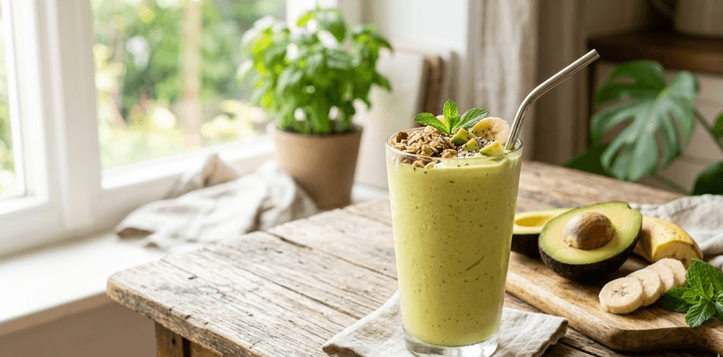 Smoothie de Banana e Abacate