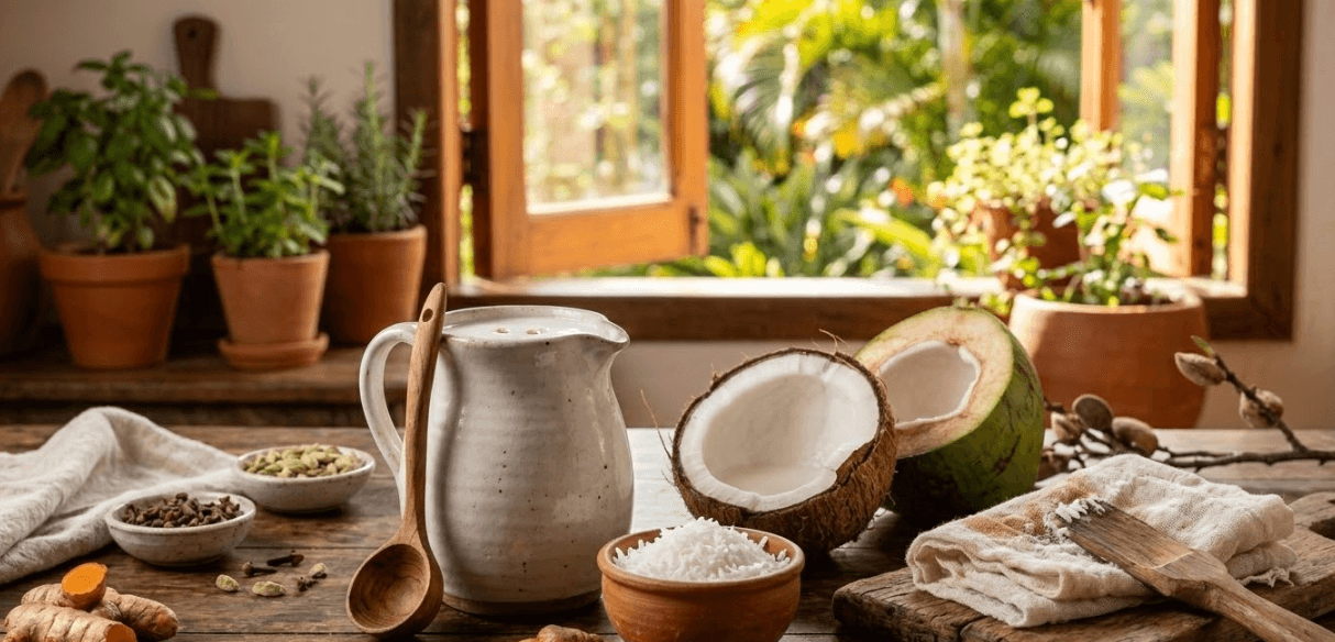 Leite de Coco Caseiro