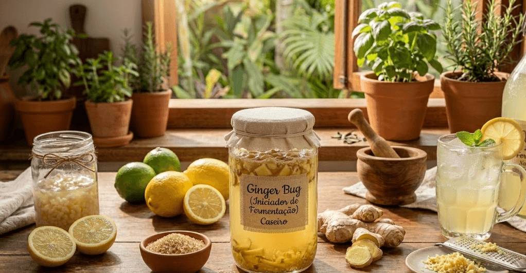 Ginger Bug (Iniciador de Fermentação)