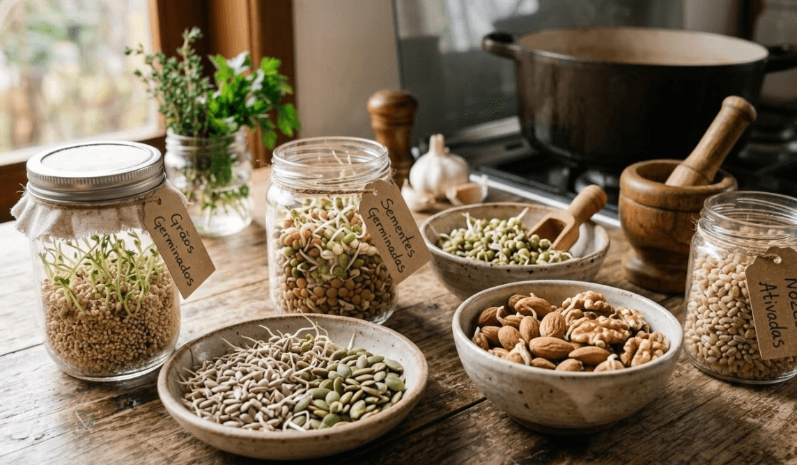 Como Germinar Grãos, Sementes e Nozes (Guia Básico)