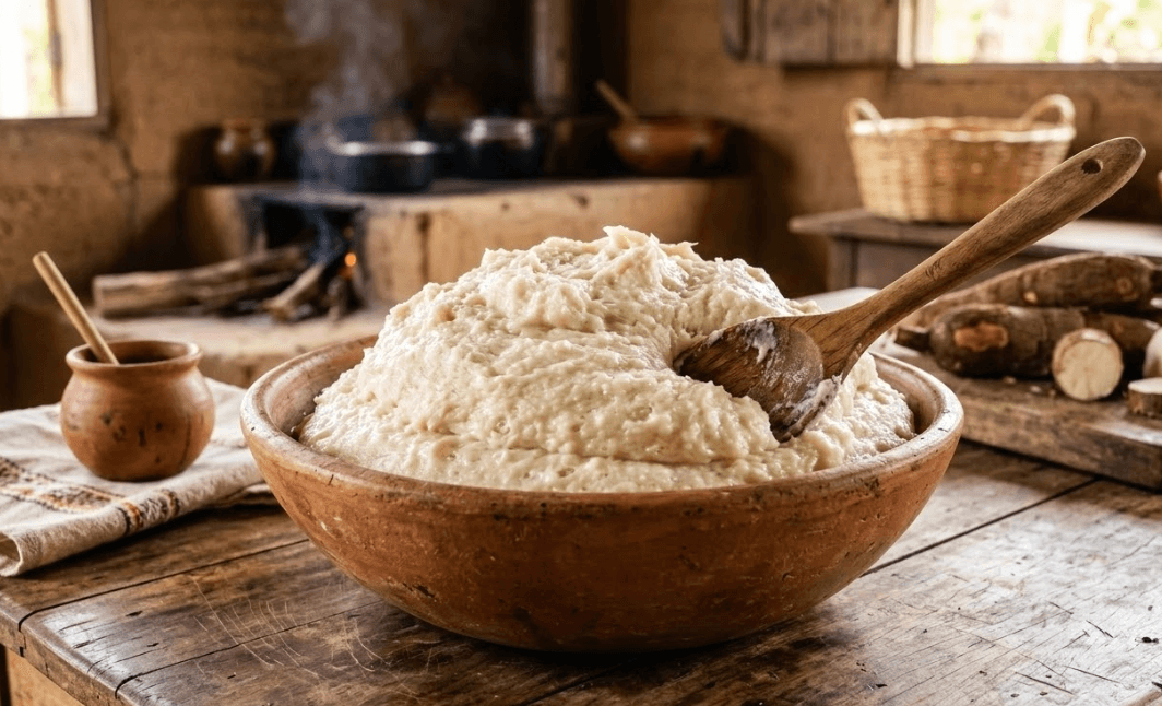 Massa de Mandioca Fermentada (Puba)