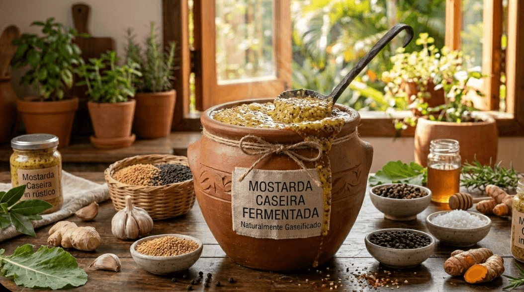 Mostarda Caseira Fermentada