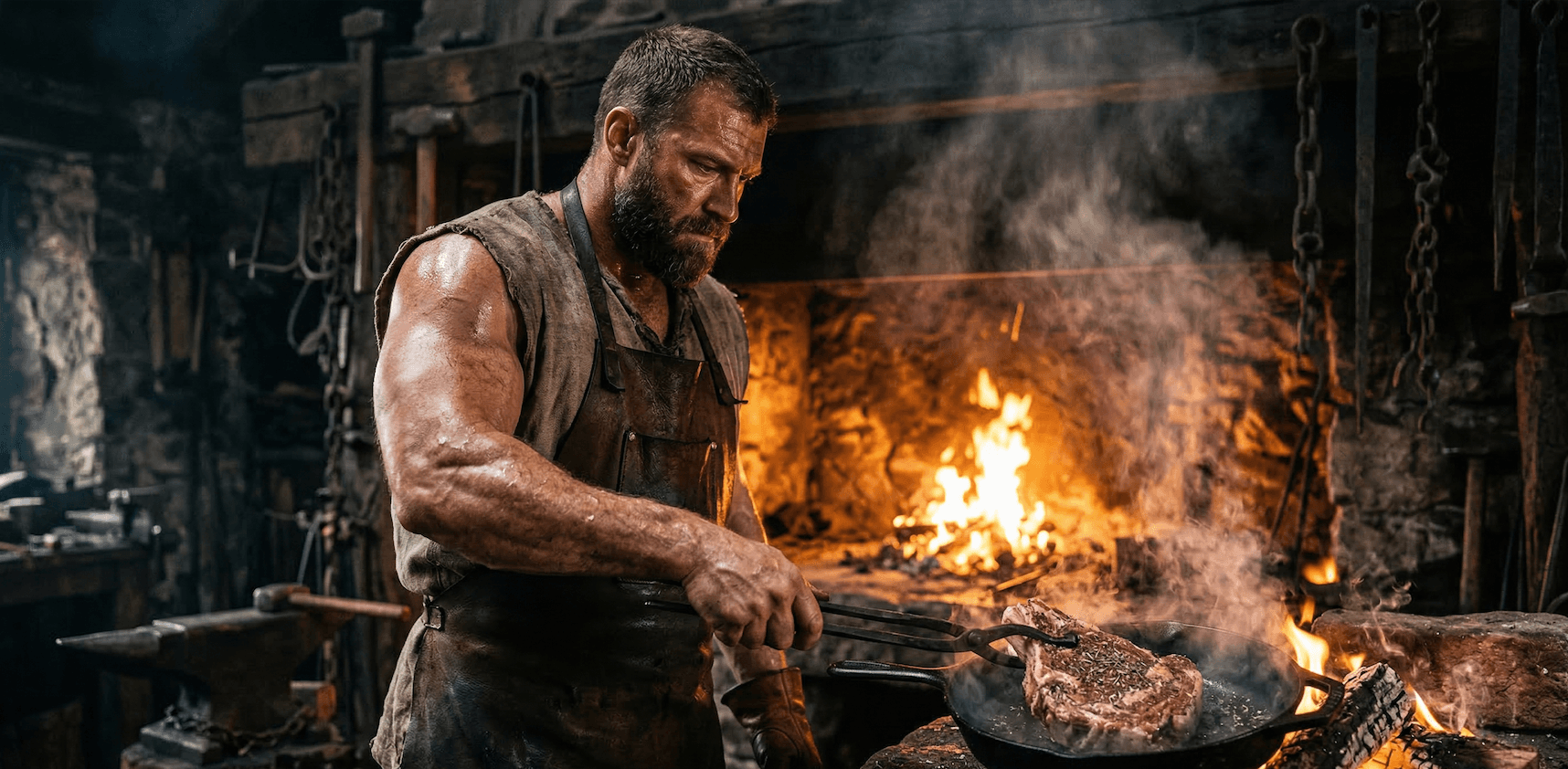 O Protocolo da Forja: Como o Jejum e a Dieta Ancestral Explodem sua Testosterona