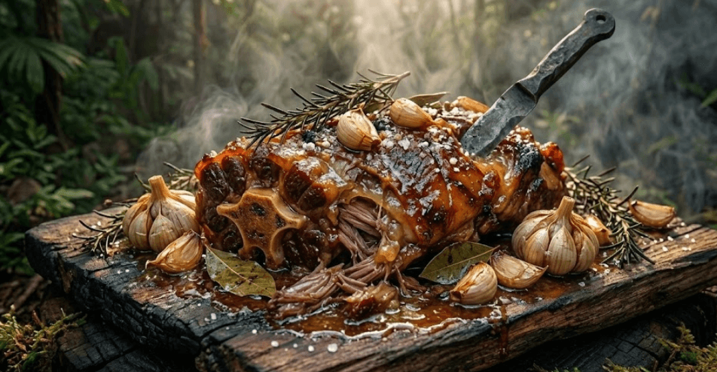 Costela Bovina Assada com Ervas e Alho