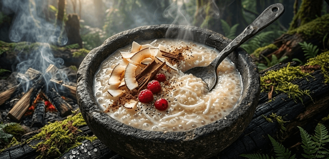 Mingau de Tapioca com Coco